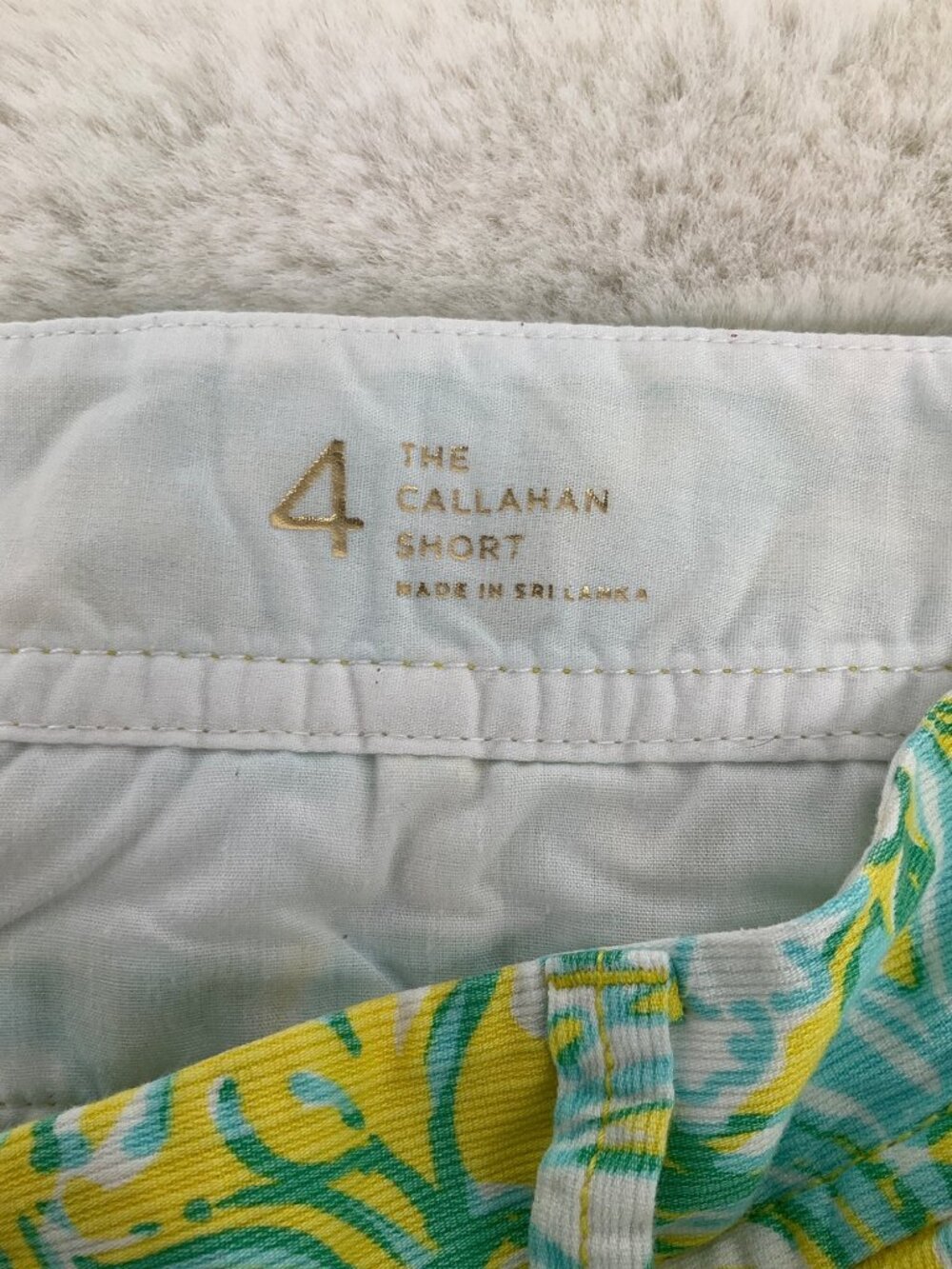 Lilly Pulitzer Callahan Short ~ size 4 Dandelion Yellow 5" inseam - Picture 6 of 9